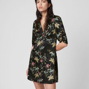 NWT Allsaints Kota slik Blend Mini Dress